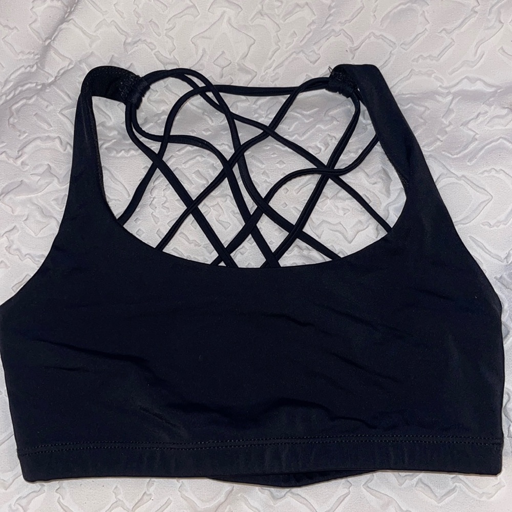Onzie Black Strappy Bra